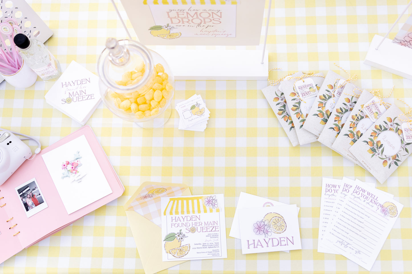 'Found Her Main Squeeze' Wedding Shower Collection