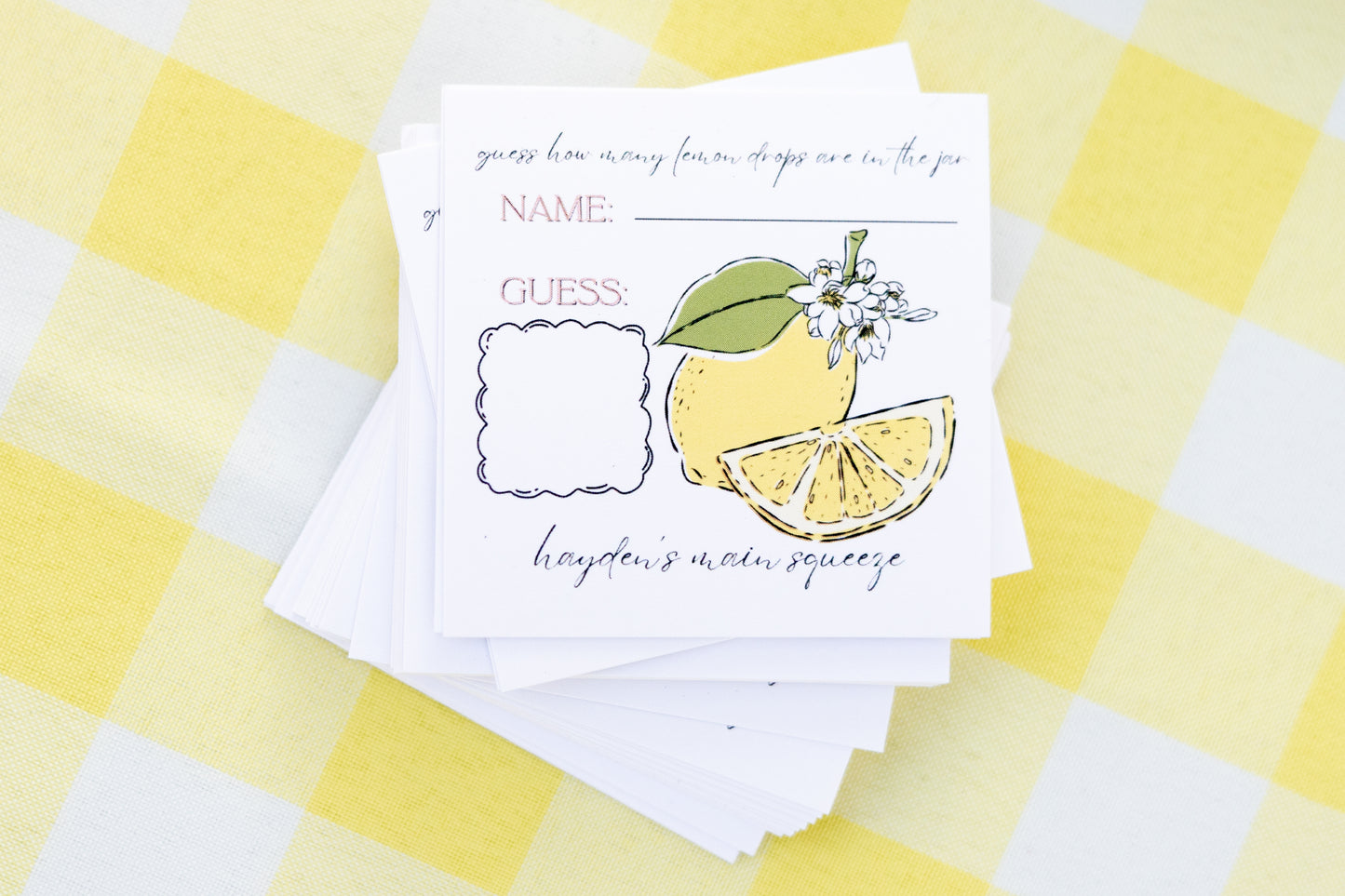 'Found Her Main Squeeze' Wedding Shower Collection