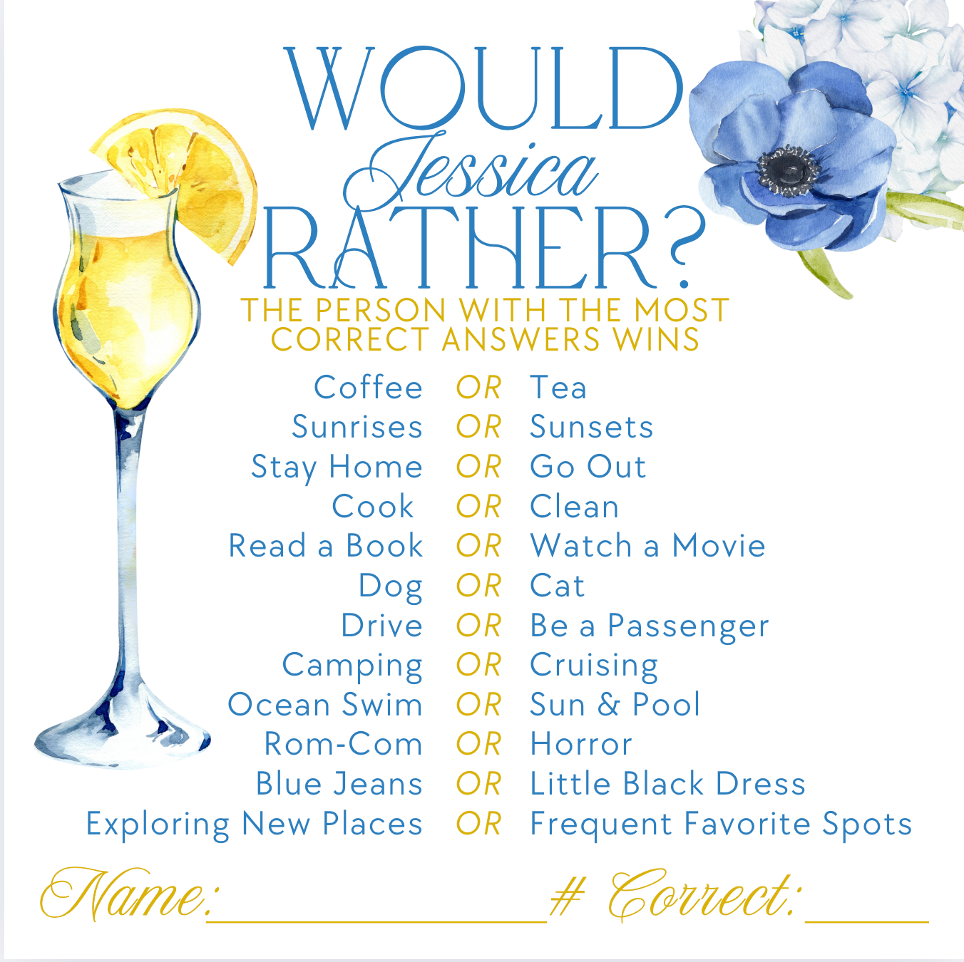 'That's Amore' Wedding Shower Collection