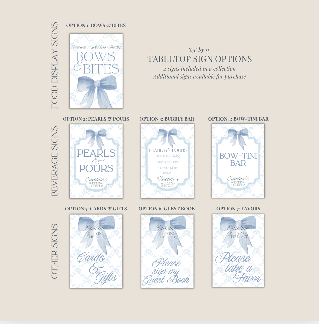 'Tying the Knot' Wedding Shower Collection