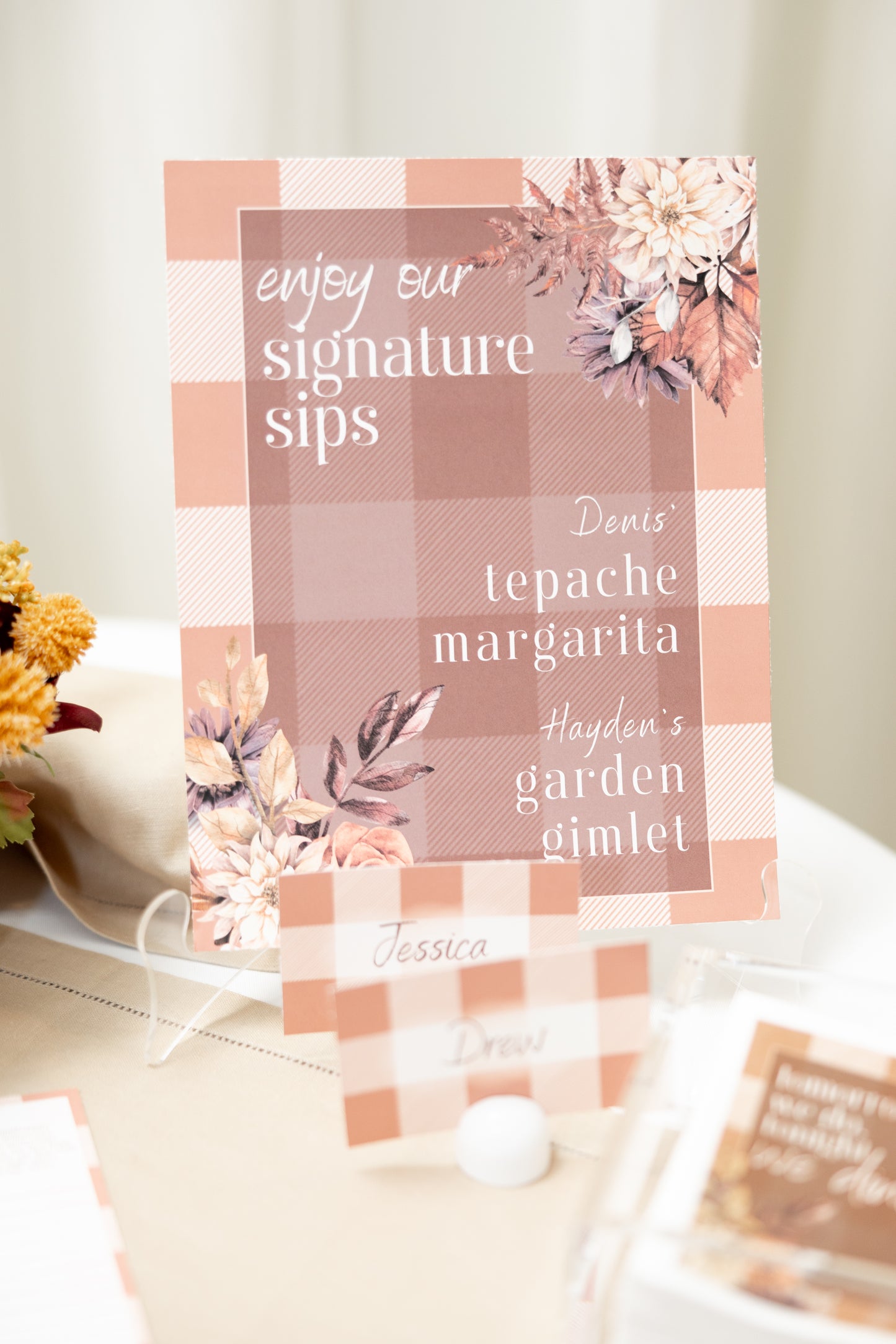 'Golden Hour Gathering' Rehearsal Dinner Collection