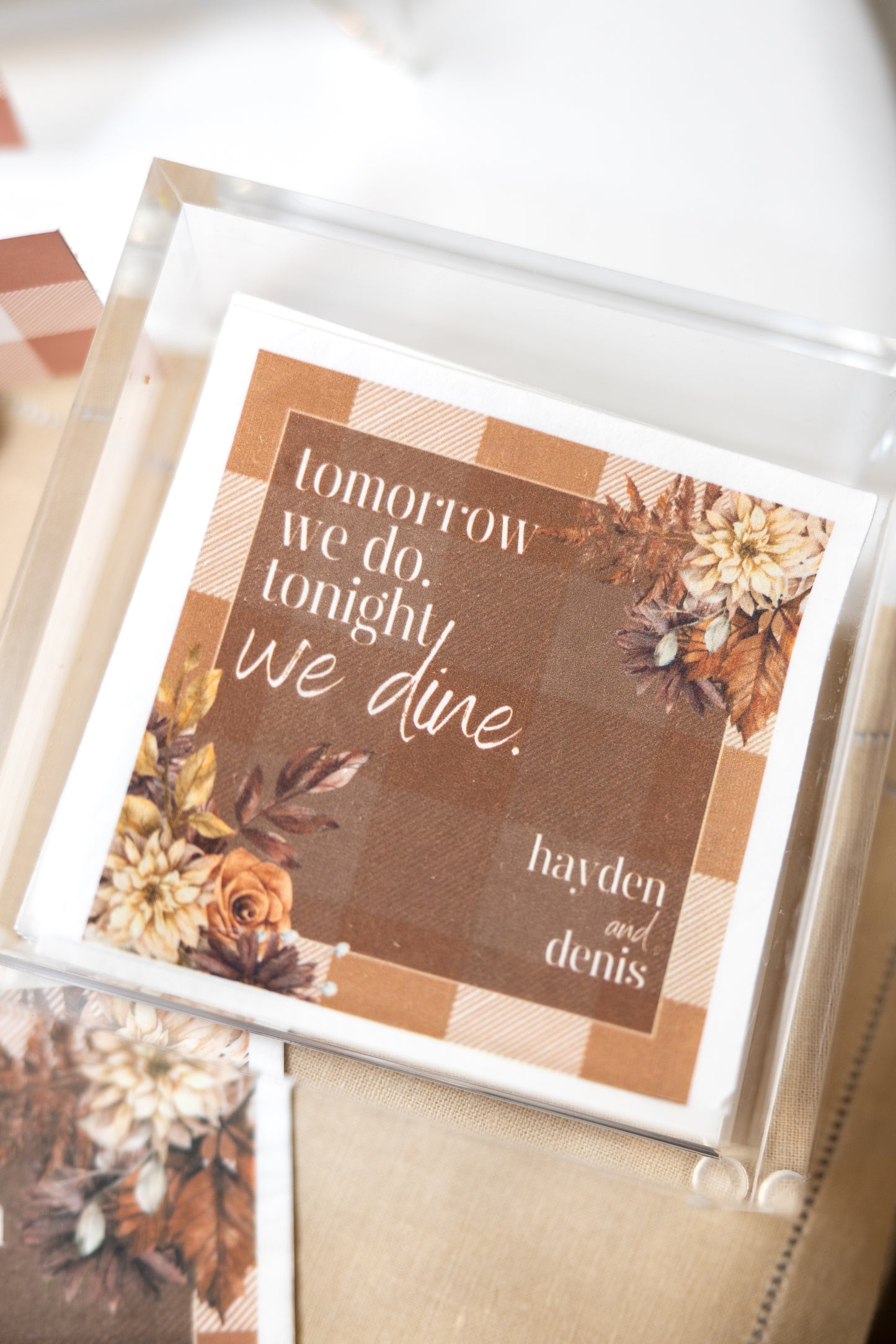 'Golden Hour Gathering' Rehearsal Dinner Collection