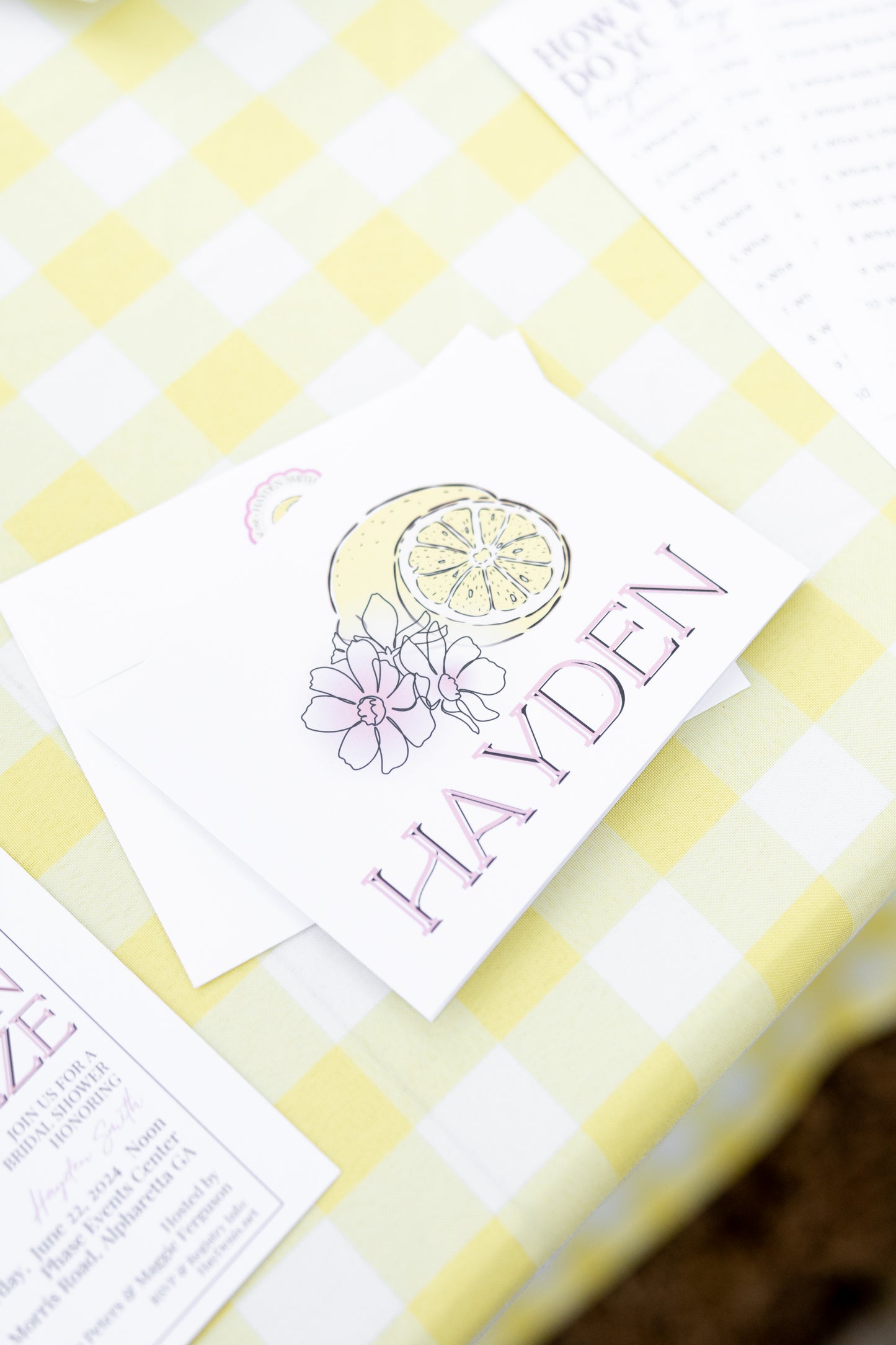 'Found Her Main Squeeze' Wedding Shower Collection