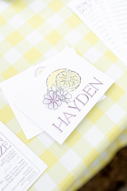 'Found Her Main Squeeze' Wedding Shower Collection