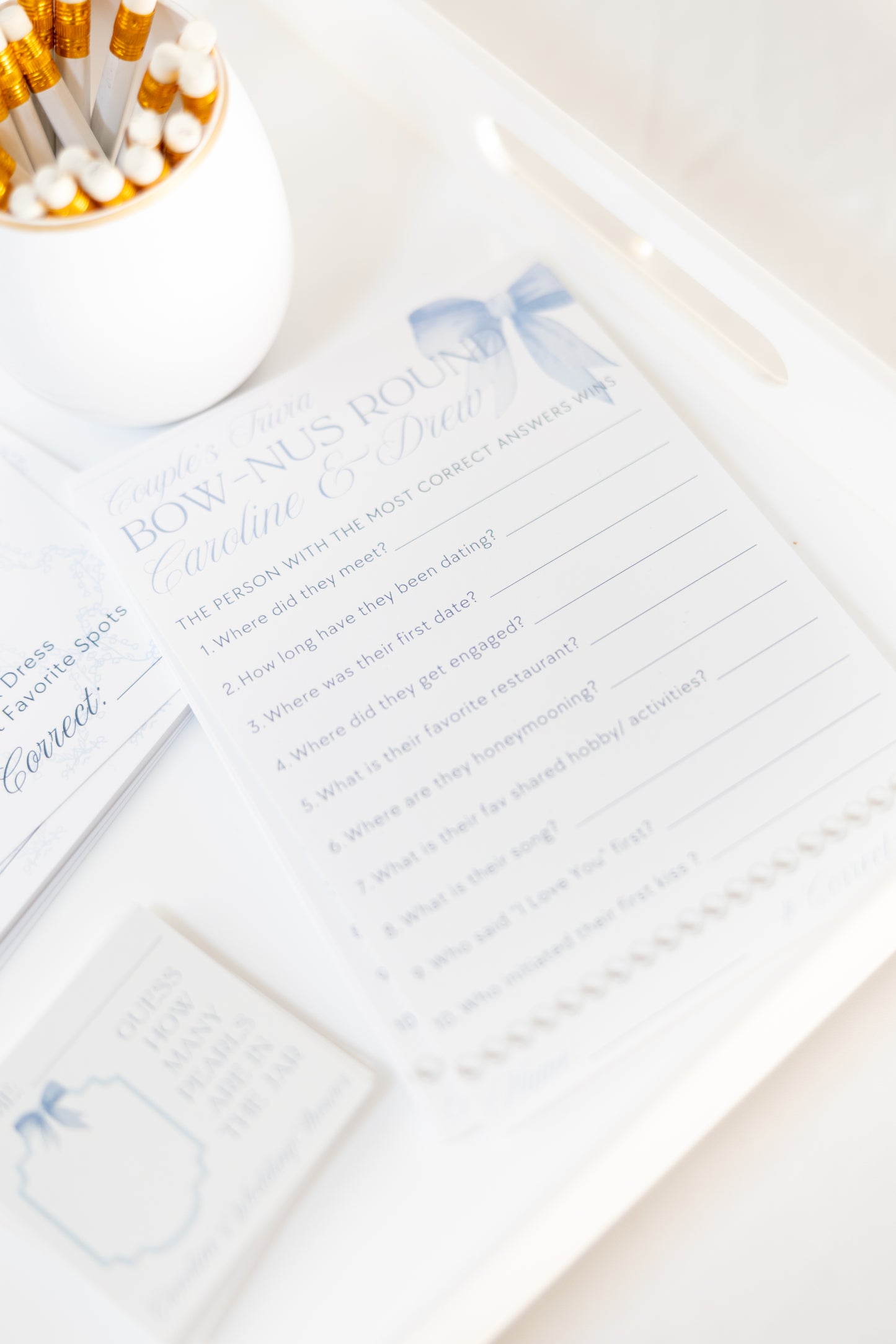 'Tying the Knot' Wedding Shower Collection