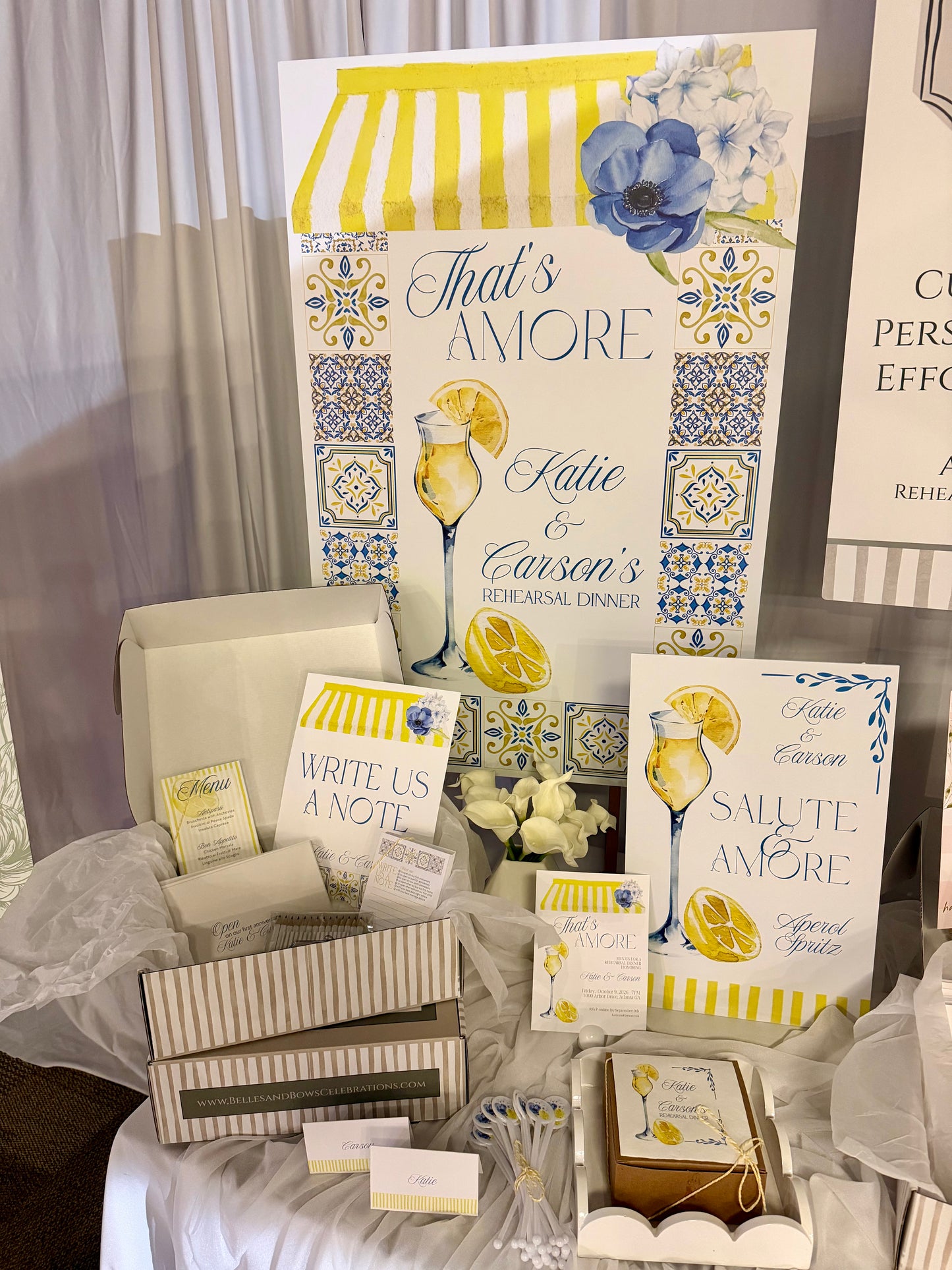 'That's Amore' Rehearsal Dinner Collection