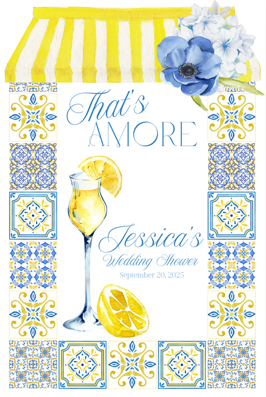 'That's Amore' Wedding Shower Collection