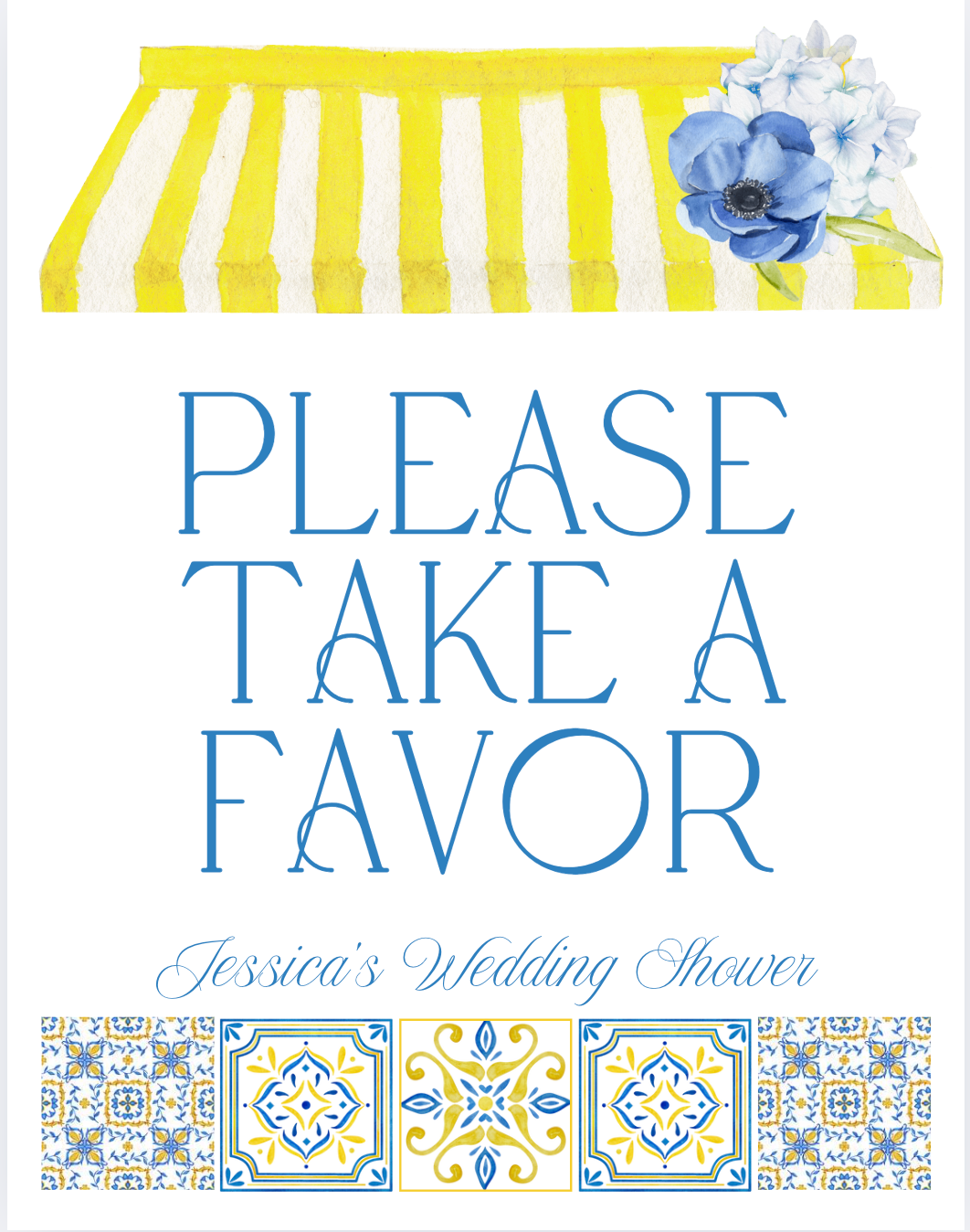 'That's Amore' Wedding Shower Collection