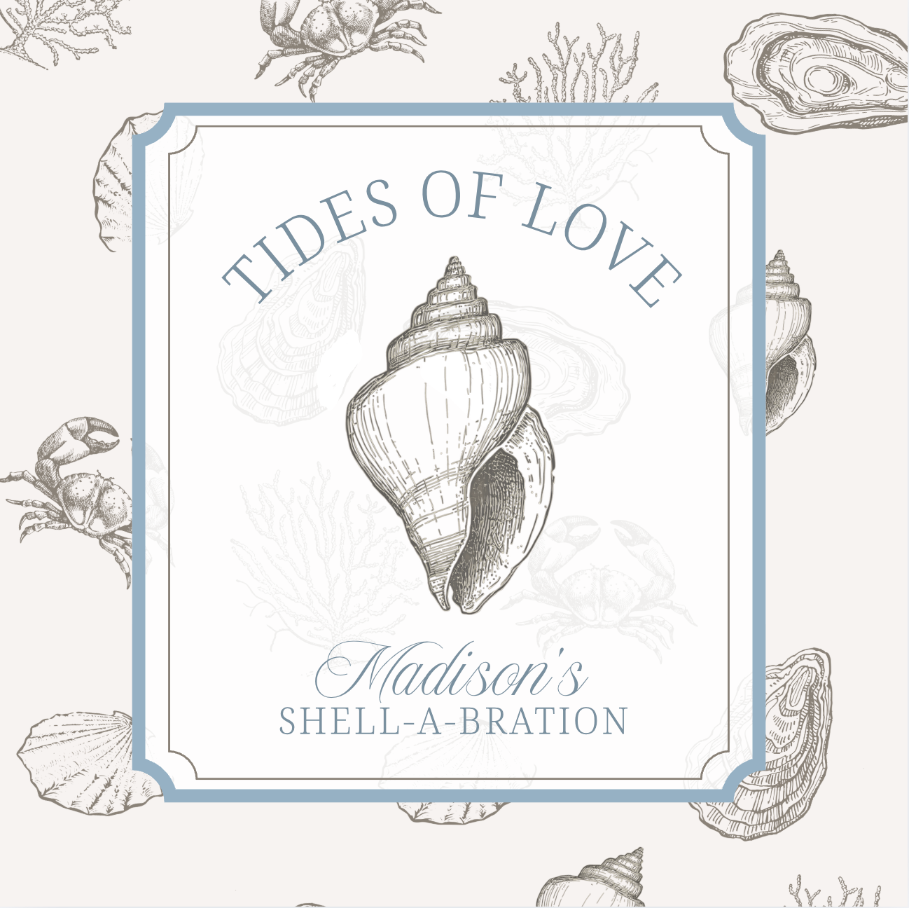 'Tides of Love' Wedding Shower Collection