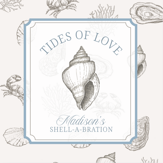 'Tides of Love' Wedding Shower Collection