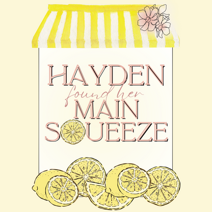 'Found Her Main Squeeze' Wedding Shower Collection