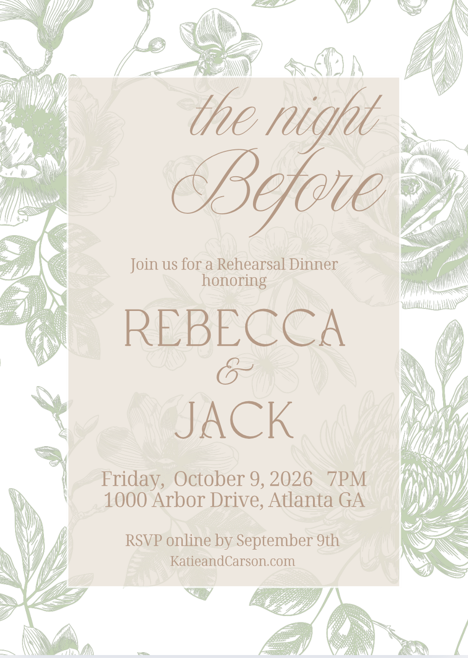 'Southern Chic' Rehearsal Dinner Collection