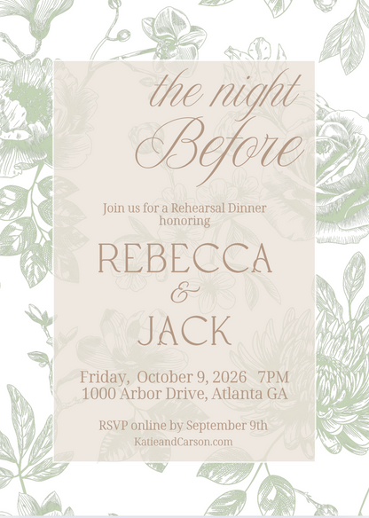 'Southern Chic' Rehearsal Dinner Collection