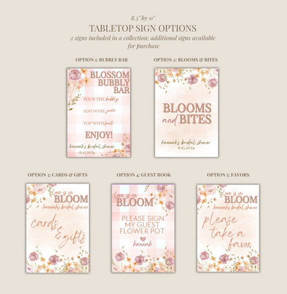 'Love is in Bloom' Wedding Shower Collection