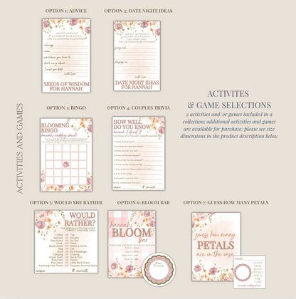 'Love is in Bloom' Wedding Shower Collection