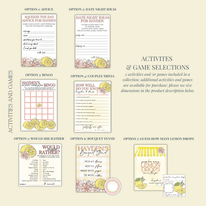 'Found Her Main Squeeze' Wedding Shower Collection