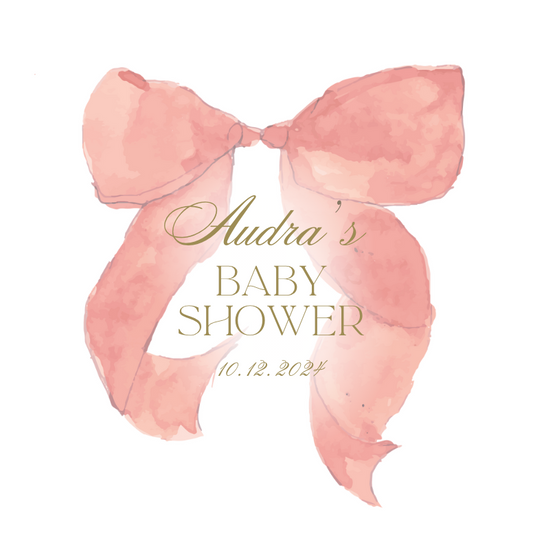 'Bows, Pearls, and a Sweet Baby Girl' Baby Shower Collection