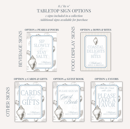 'Tides of Love' Wedding Shower Collection